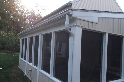 home addition project complete sunroom